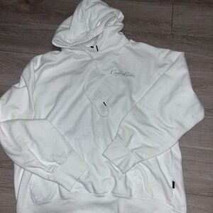 Crooks & Castles White Script Logo Pullover Hoodie